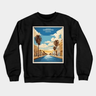 Corrientes Argentina Vintage Tourism Poster Crewneck Sweatshirt